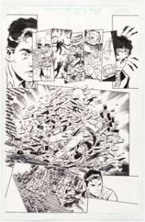 Byrne, John - John Byrne and Ray Kryssing The Amazing Spider-Man #9 Story Page 15 Original Art (Marvel, 1999)....