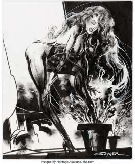 Sayger, Stuart - Stuart Sayger - Poison Ivy Illustration Original Art (c. 2000s)....