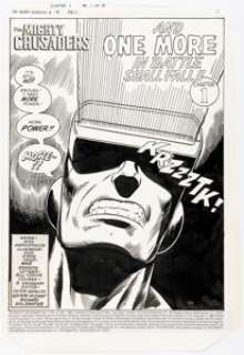 Dick Ayers and Mike Exposito Mighty Crusaders #14 Unpublished Complete Issue Original Art Group of 24 (Archie, 1985). (Total: 24 Items)