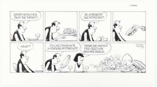 Jerry Scott and Jim Borgman Zits Sunday Comic Strip Original Art dated 12-29-13 (King Features Syndicate, 2013). | Heritage