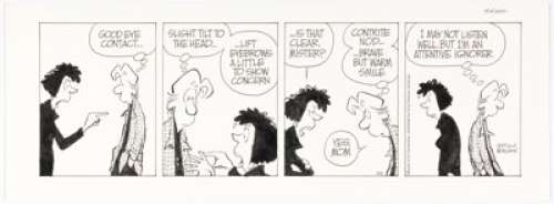 Jerry Scott and Jim Borgman Zits Daily Comic Strip Original Art dated 9-14-00 (King Features Syndicate, 2000). | Heritage