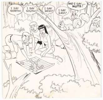 Bob White (attributed) Archie’s Joke Book Magazine #65 Cover Illustration Original Art (Archie, 1962). | Heritage