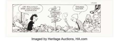 Jerry Scott and Jim Borgman Zits Daily Comic Strip Original Art dated 3-5-21 (King Features Syndicate, 2021). | Heritage