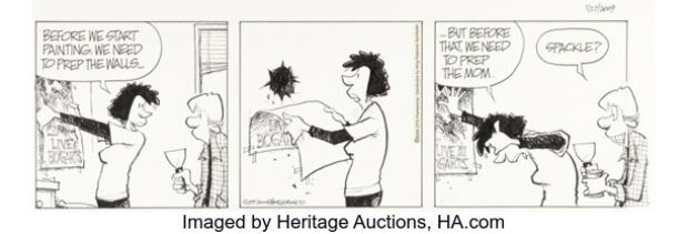 Jerry Scott and Jim Borgman Zits Daily Comic Strip Original Art dated 1-27-09 (King Features Syndicate, 2009). | Heritage