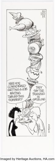 Jerry Scott and Jim Borgman Zits Daily Comic Strip Original Art dated 6-25-15 (King Features Syndicate, 2015). | Heritage