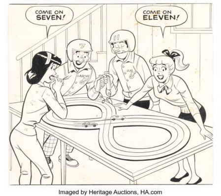 Bob White Archie’s Girls Betty and Veronica #89 Cover Illustration Original Art (Archie, 1963). | Heritage