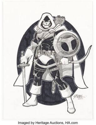 George Pérez - Taskmaster Specialty Illustration Original Art (2017). | Heritage
