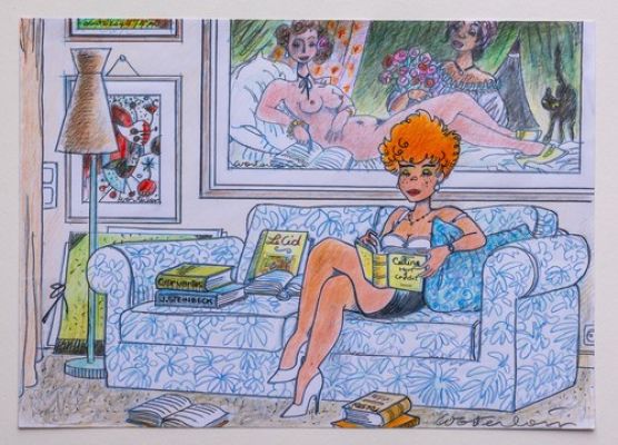 WASTERLAIN - dessin original A4 - Jeannette Pointu - TBE | eBay Europe