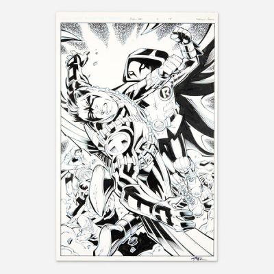 Scott McDaniel And Andy Owens | Robin War #2 Story Page 15 Original Art (DC Comics, 2016) | Landry Pop Auctions