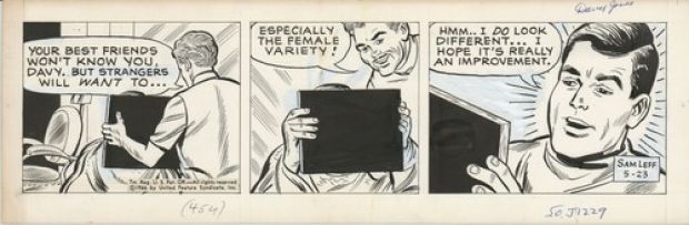Sam Leff Davy Jones Original Ink Daily Newspaper Comic Strip Art Signed 1966 217 | eBay US (Buy It Now)