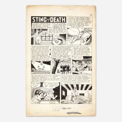 Walter Palais | Murder Incorporated #2 Story Page 10 (Fox, 1950) | Landry Pop Auctions