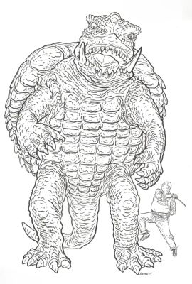 Geof Darrow | Shaolin Cowboy Vs Gamera by Geof Darrow | Panel Gallery