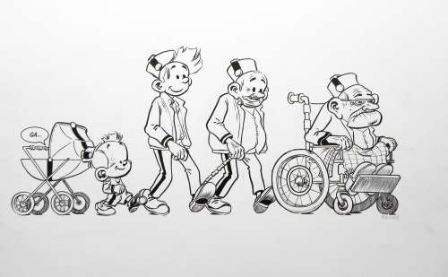 Emmanuel Reuzé |  » L’Art du 9e Art  » – SPIROU – Illustration Originale | Zic et Bul