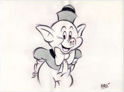 Xavi - Dibujo original - FIFER PIG 1933 - First edition (2020) | Catawiki