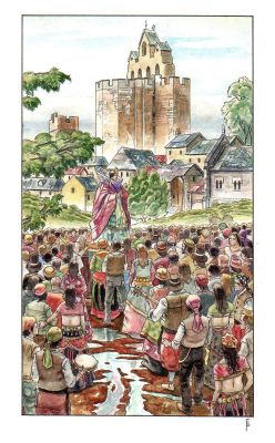 Federico Penco | Les Saintes Maries de la Mer | Tavole Originali