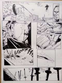 Kogaratsu T9 - Planche originale Ã  l’encre de Chine (p.31) avec dessin au dos - La stratégie des phalènes - (2000) | Catawiki