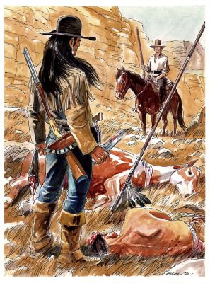 Luca Vannini | Ken Parker n.16: Butch, l’implacabile | Tavole Originali