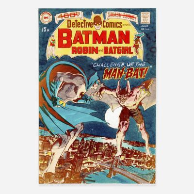 Lot 273 - Detective Comics #400 Cover Color Guide Original Art (DC Comics, 1970) | Landry Pop Auctions