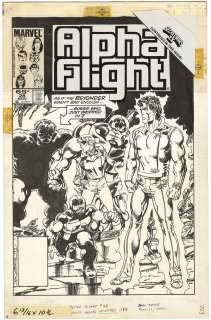 John Byrne - Alpha Flight #28 Cover
