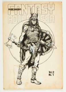 Frank Dobsons Fantasy Advertiser Thongor cover artwork drawn and… | Comic Book Auctions ltd