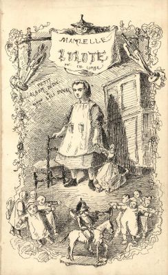 Lot 1425 - [Drawings]. Combe, C. (1828-1877). "Mamzelle Lolote. Petit album dédié à m.elle Lili Duval". | misc / divers