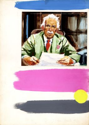 Mario Tempesti | Copertina Addio Mister Chips! (James Hilton, Pavone Mondadori) | Tavole Originali