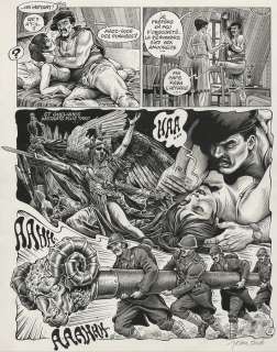 Solé - Planche originale (p.6) Super Dupont T2 - Amour et Forfaiture - (1980) | Catawiki