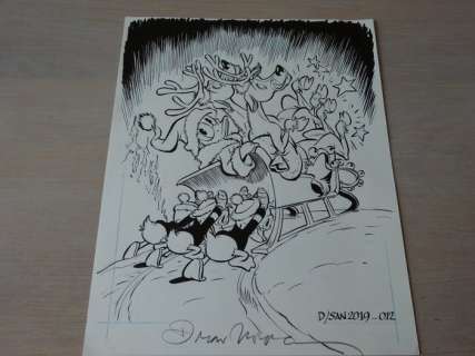 Daan Jippes - Originele Cover - Donald Duck - Kerst | Catawiki
