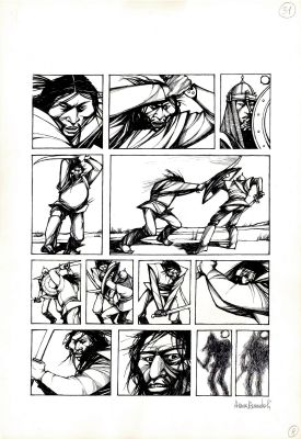 Anna Brandoli | La Strega p.39 | Tavole Originali