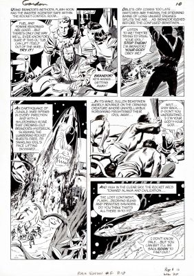 Al Williamson | Flash Gordon #5 p.10 (1967) | Tavole Originali