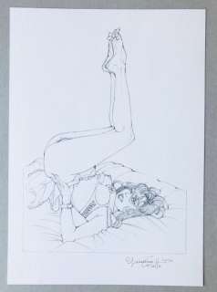 Giovanna Casotto - illustrazione originale a matita - firmata - Loose page (2020) | Catawiki