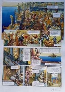 Terre mécanique T1 - Planche originale en couleurs directes (p.12) - Océanica (2002)