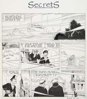 Le Gall Frank | Théodore Poussin Planche 1 de l’album Secrets édité... | Vermot et Associés