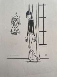 Dupuy-Berberian - Dessin original - La robe | Catawiki