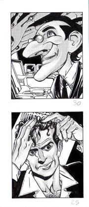 Roberto de Angelis | Cronache del Futuro (Albetto allegato a Nathan Never Speciale n.5): Sigmund Baginov e Andy Havilland | Tavole Originali