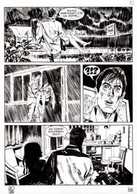 Angelo Stano | Dylan Dog n.243 L’Assassino è tra noi p.86 | Tavole Originali