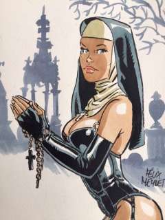 Meynet, Félix - Dessin original couleur - Gothique | Catawiki