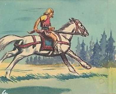 Kresse, Hans G. / Marten Toonder Studio‘s - Originele strook in kleur - Eric de Noorman - Het Goud der Omzecs - (1950)