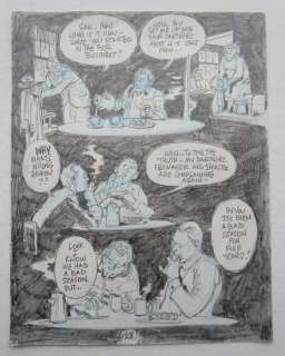 Eisner, Will | Will eisner - Originele pagina in schetsversie (p.128) - To the heart of the storm - (1991) | Catawiki