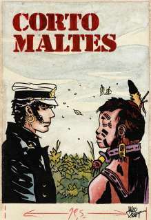 Turk | Léonard, dessin original à l’encre de chine et aux encres de couleurs. Vient de la collection personnelle de André-Paul Duchateau. | Septimus