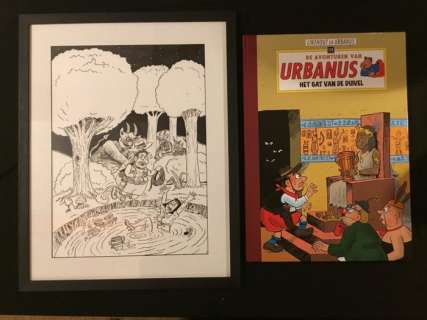 Urbanus 113 - hc groot formaat met originele cover - Het gat van de duivel - Hardcover - (2009) | Catawiki