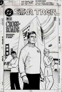 Jason Palmer - star trek #74 cover (captain kirk, scotty, carol marcus! ) 1995