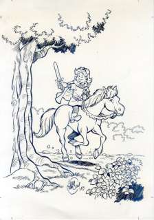 Steve Van Bael - Originele tekening - De Rode Ridder als tiener - (2019) | Catawiki