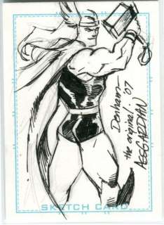 Brian Denham - Thor Card Art - 2007 Signed