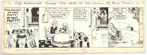 Bud Fisher | Fisher - Mutt and Jeff, 11/25/1929 NO RESERVE! | Russ Cochran