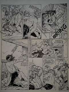 Legein, Pierre | Legein, Pierre - Planche originale - Dampierre T5 - Le Cortège maudit - (1995) | Catawiki