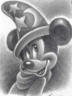 Joan Vizcarra | Mickey Mouse, The Sorcerer’s Apprentice - Original Drawing - Joan Vizcarra - Pencil Art | Catawiki