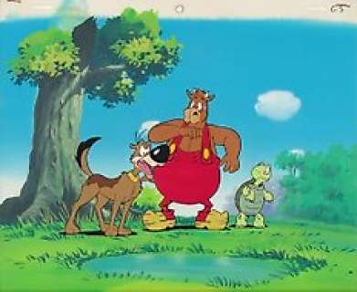 Wil Raymakers | Boes - Boes - Original production cell with original background - Exemplaire unique - (1987) | Catawiki