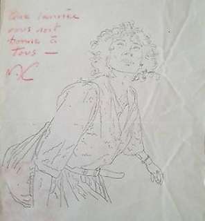 Crespin, Michel - Crespin, Michel - Dessin original - Projet pour l‘affiche du festival d‘Aix en Provence + affiche - (1984)