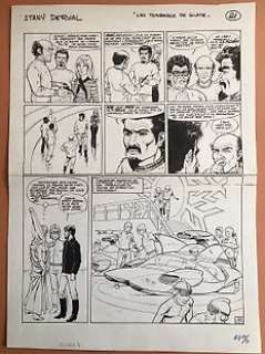 Mitacq | Mitacq - Planche originale - Stany Derval - Les Tombeaux de glace - (1976) | Catawiki